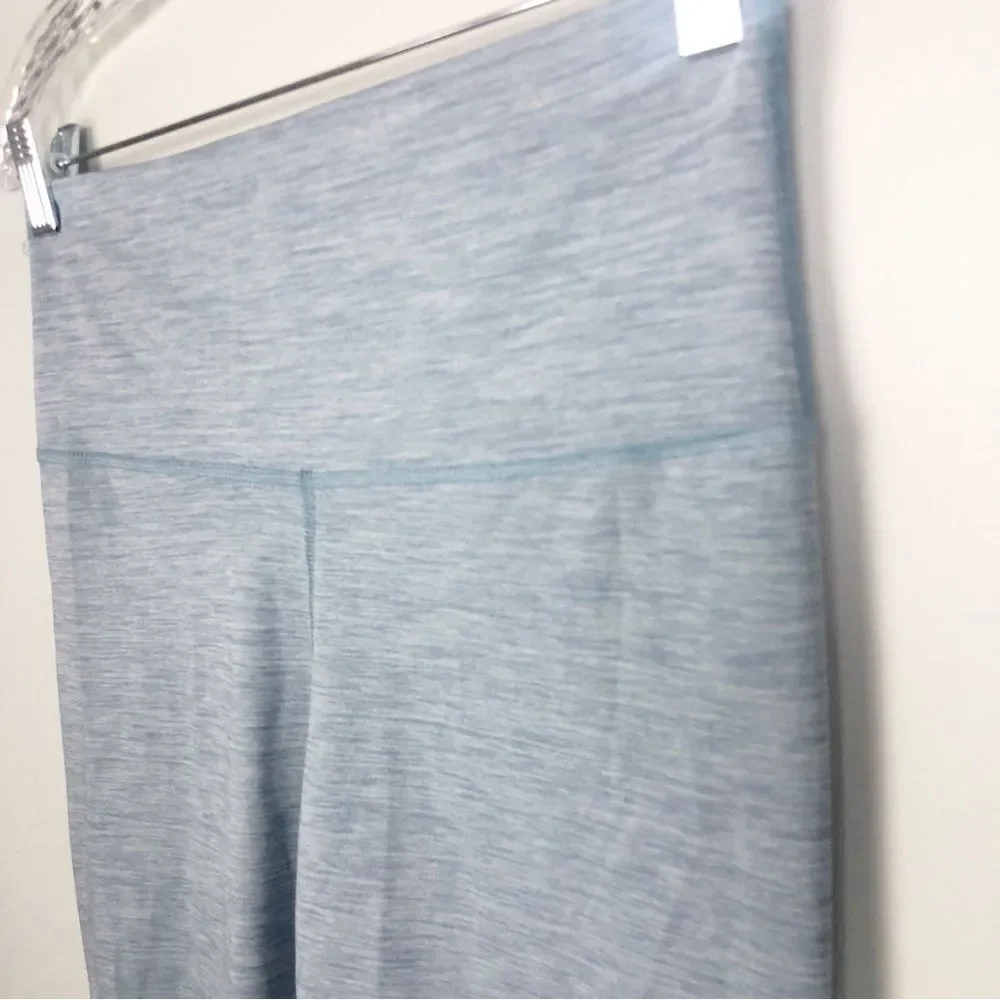 NIKE YOGA | Dusty Blue High Rise 7/8 Length Cinched Leggings Women’s Size Large